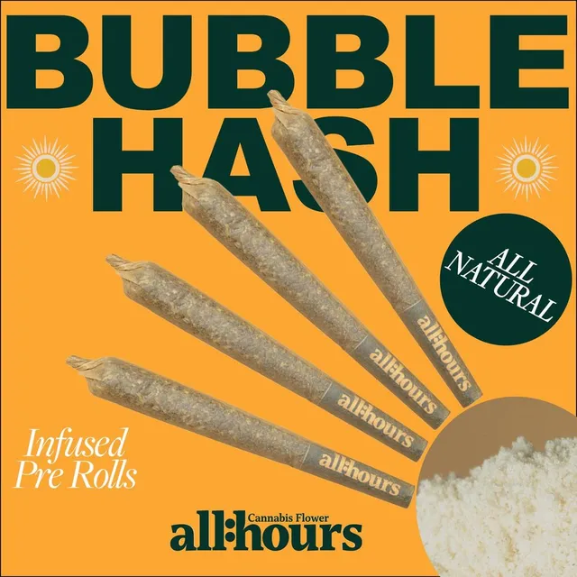 all:hours Sour Zoda 0.4g ea | 4-Pack Hash Infused Pre-Roll Pack