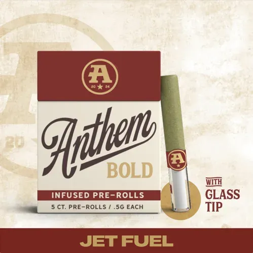 Anthem Jet Fuel.5g infused Preroll 5pk