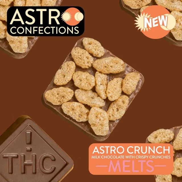 Astro Confections Milk Chocolate Crunch 5mg ea | 20-Pack Bites