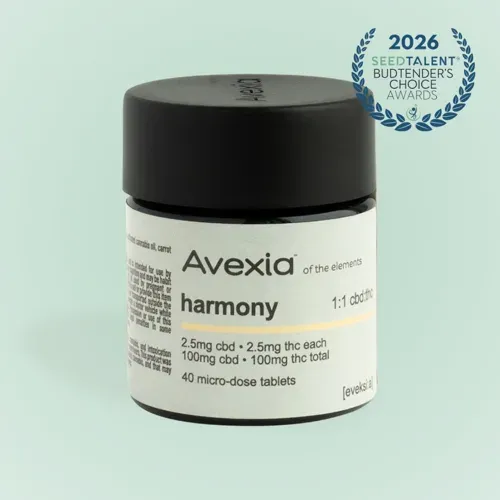 Avexia Harmony 1:1 THC:CBD Tablets