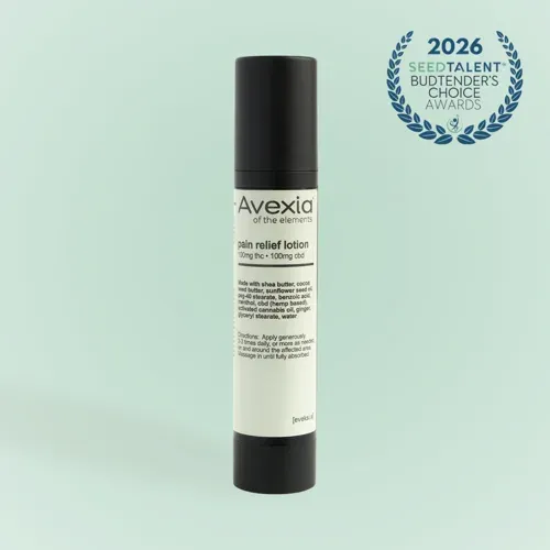 Avexia Pain Relief 1:1 THC:CBD Lotion