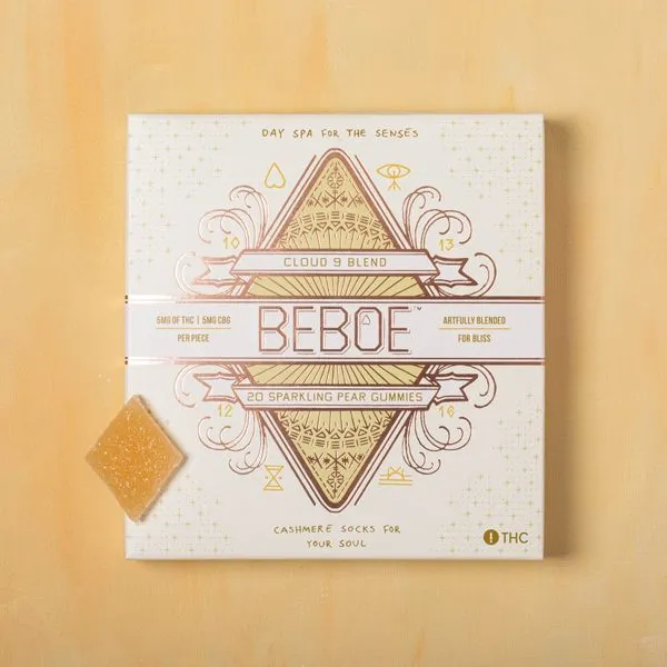 Beboe 1:1 Cloud 9 Sparkling Pear [14pk] (100mg THC/100mg CBG)