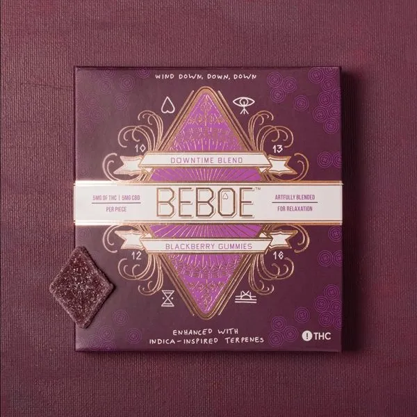 Beboe 1:1 Downtime Blackberry [14pk] (100mg CBD/100mg THC)