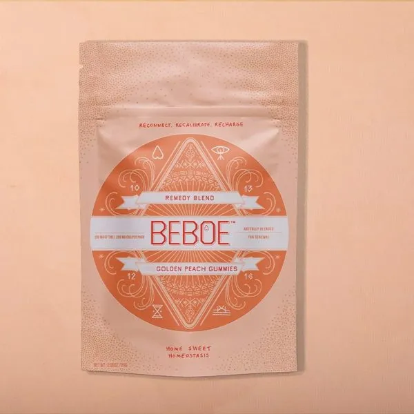 Beboe 1:2 Remedy Golden Peach [14pk] (200mg CBD/100mg THC)