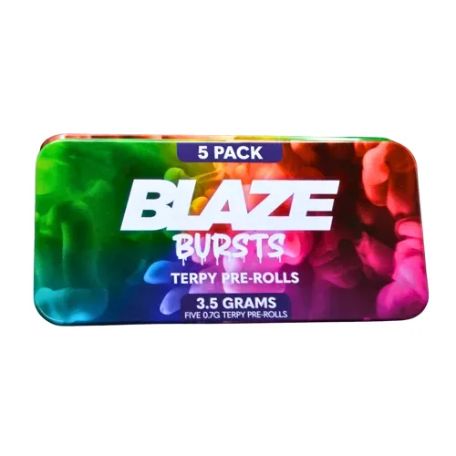 Blaze Bursts Lemon Cherry Gelato.7g Preroll 5pk