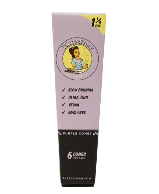 Blazy Susan Branded Purple | 1.25" Cones
