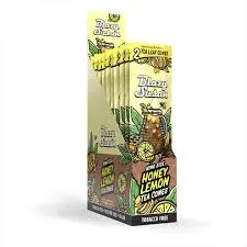 Blazy Susan papers Blazy Susan Black Tea Leaf Cones King Size 2ct Honey Lemon