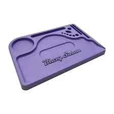 Blazy Susan papers Blazy Susan Hemp Plastic Rolling Tray Purple