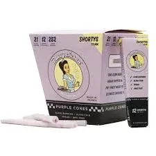 Blazy Susan papers Blazy Susan Purple Cones 53mm Shorties 12ct