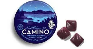 Camino Midnight Blueberry 5:1 THC:CBN Gummies
