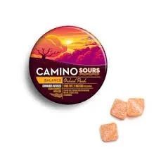 Camino Sours Orchard Peach 1:1 THC:CBD Gummies