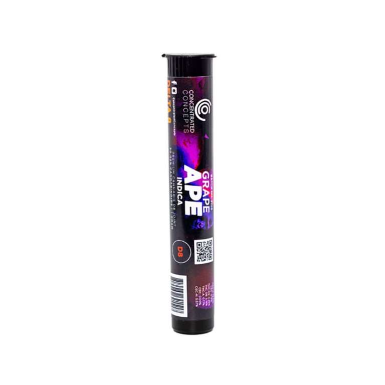 Ever Leaf Dispensary Concentrated Concepts Delta 8 THC Preroll – Grape Ape 200mg
