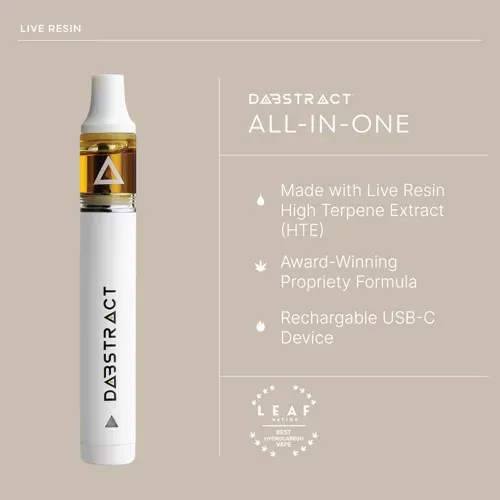 Dabstract Blueberry Sugar 1g Live Resin Disp Vape