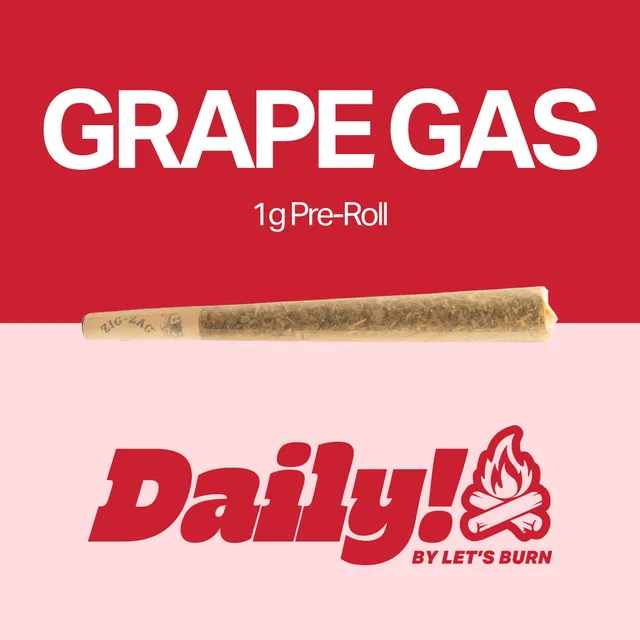 Daily! Grape Gas 1g Pre-Roll