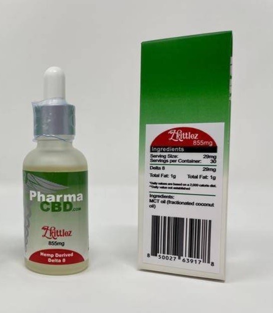 Fresh Cannabis Delta-8 Zkittlez Tincture (855 mg Delta-8-THC)