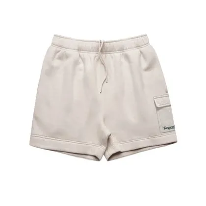 Dogwalkers Sweat Shorts Embroided Logo - Cream [2XL]
