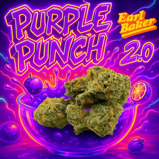 Earl Baker Purple Punch 3.5g Whole Flower