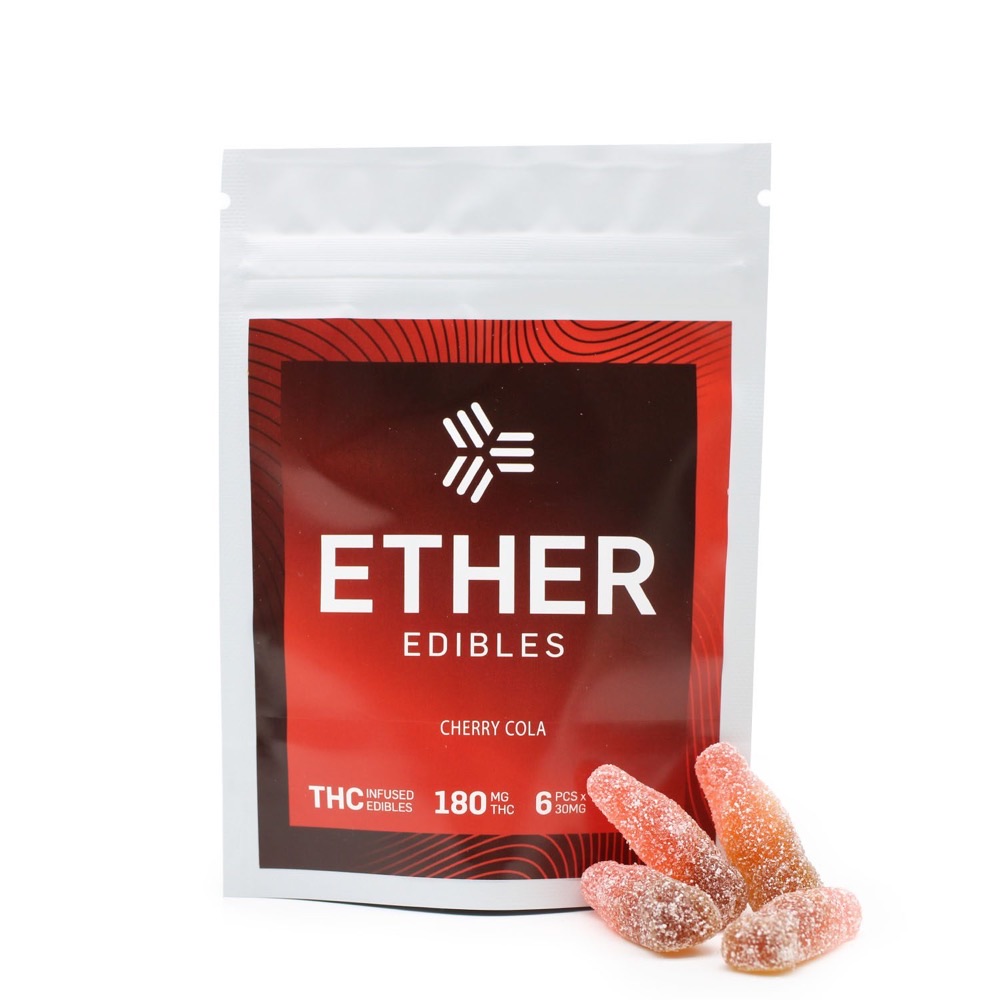 Ever Leaf Dispensary Ether Edibles 180MG THC – Cherry Cola