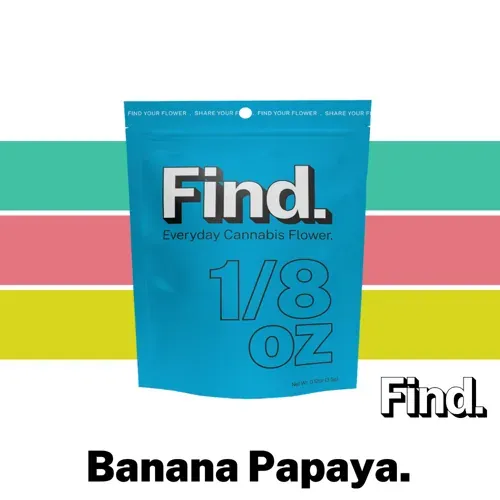 Find. Find Banana Papaya 3.5g Prepack