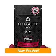 FloraCal Farms Floracal Strawberry Jam Live Rosin Gummies