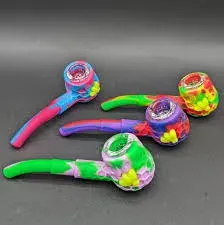 Generic Glass 5" Silicone Sherlock Hand Pipe