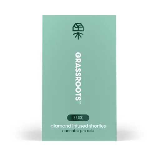 Grassroots Zesty Garlic Cookies.4g Infused Preroll 5pk