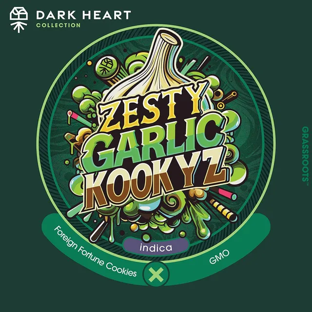 Grassroots Zesty Garlic Kookyz 0.4g ea | 5-Pack Pre-Roll Pack