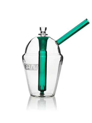 GRAV Slush Cup Bubbler Lake Green