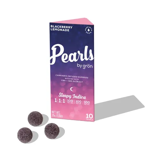 Grön Gron Blackberry Lemonade 1:1:1 THC:CBN:CBD Pearls