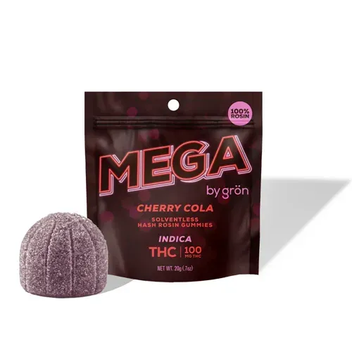 Grön Gron Cherry Cola Solventless Hash Rosin Mega Pearl