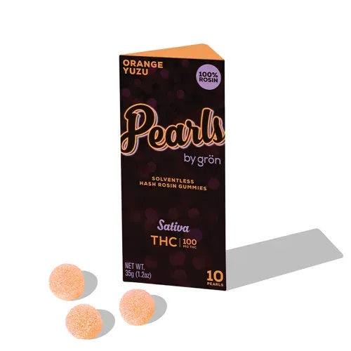 Grön Gron Orange Yuzu Solventless Hash Rosin Pearls