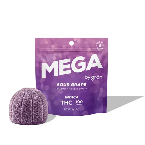 Grön Gron Sour Grape Mega Pearl