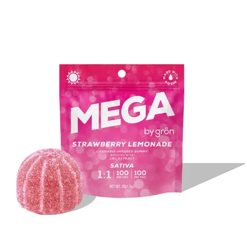 Grön Gron Strawberry Lemonade 1:1 THC:CBC Mega Pearl