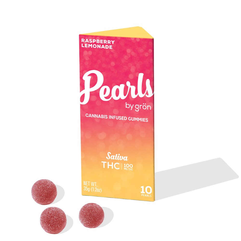 Grön THC Raspberry Lemonade Pearls - Sativa (100mg)