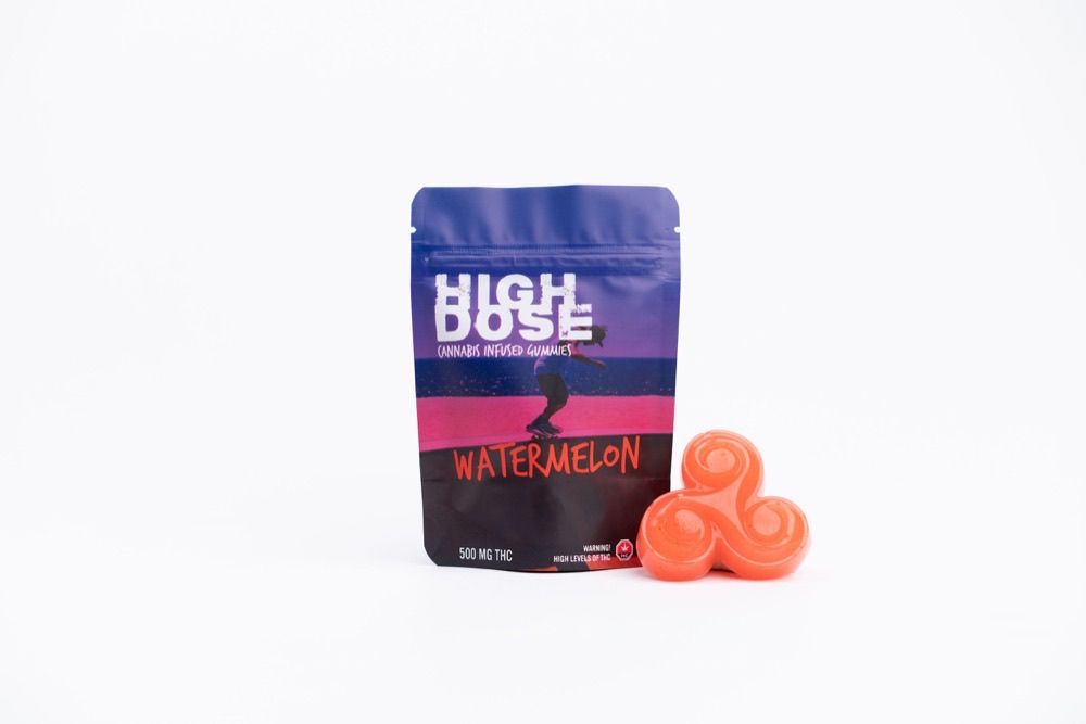 Fresh Cannabis High Dose 500mg THC Gummy – Watermelon