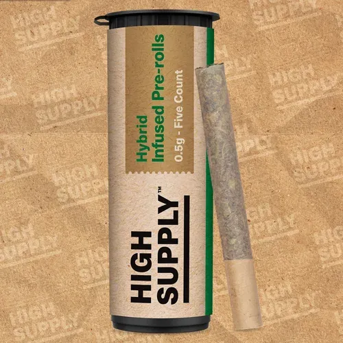 High Supply Slurricrasher.5g Infused Preroll 5pk