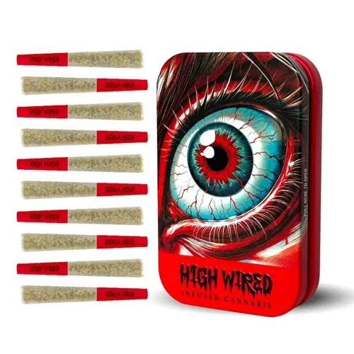 High Wired Clips Banana Daddy.35g Infused Preroll 5pk