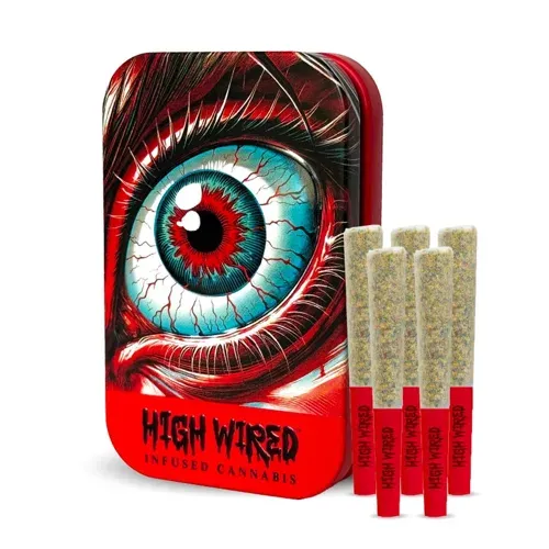 High Wired Clips Citrus MAC.35g Infused Preroll 5pk