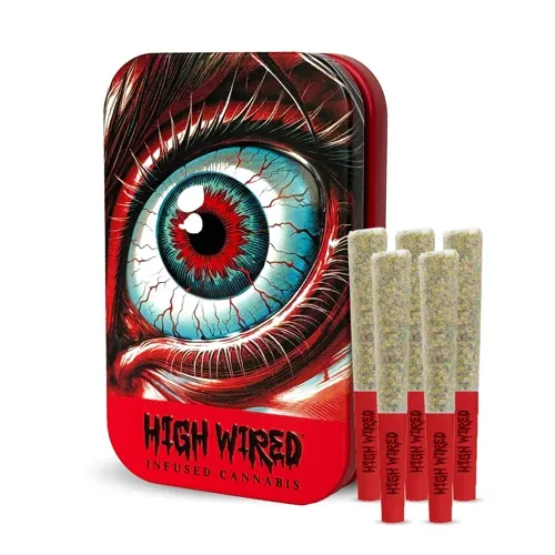 High Wired Clips Fruit Guru.35g Infused Preroll 5pk