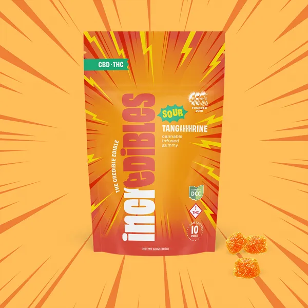 incredibles 2:1 Sour Tangahhhrine + CBD [10pk] (200mg CBD/100mg THC)