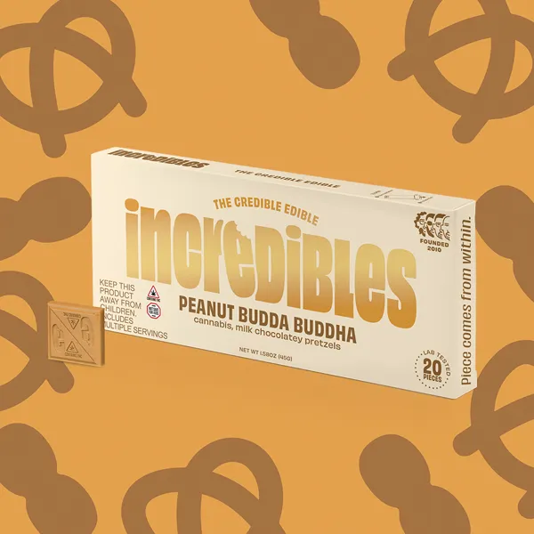 incredibles Peanut Budda Buddha Bar [20pk] (100mg)