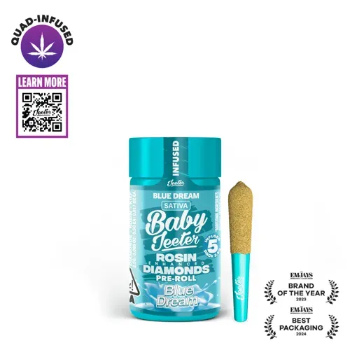 Jeeter Blue Dream.5g Infused Preroll 5pk