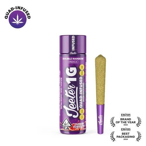 Jeeter Double Rainbow 1g Infused Preroll