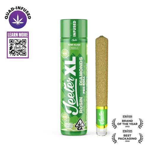 Jeeter XL Kiwi Kush 2g Infused Preroll