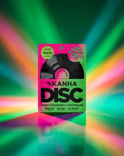 KANHA Disc Watermelon Strawberry Hybrid 50mg Gummy
