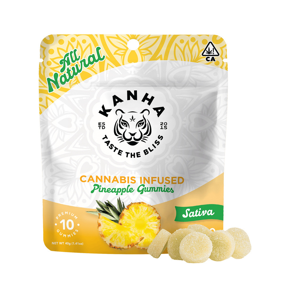 KANHA Pineapple - Sativa [10pk] (100mg)
