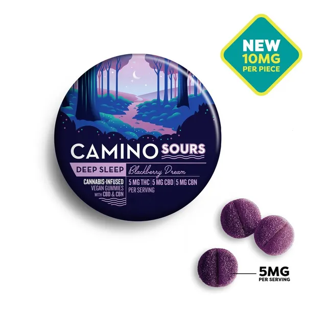 KIVA Blackberry Dream 10mg ea | 10-Pack | 1:1:1 THC:CBN:CBD Ratioed Gummies