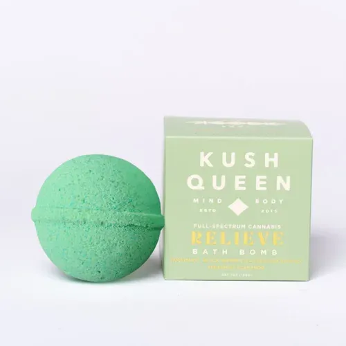 Kush Queen 1:1 THC:CBD Relieve Bath Bomb