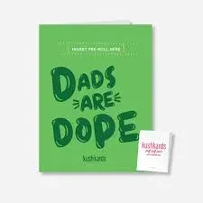 KushKards Dads Are Dope Greeting Card