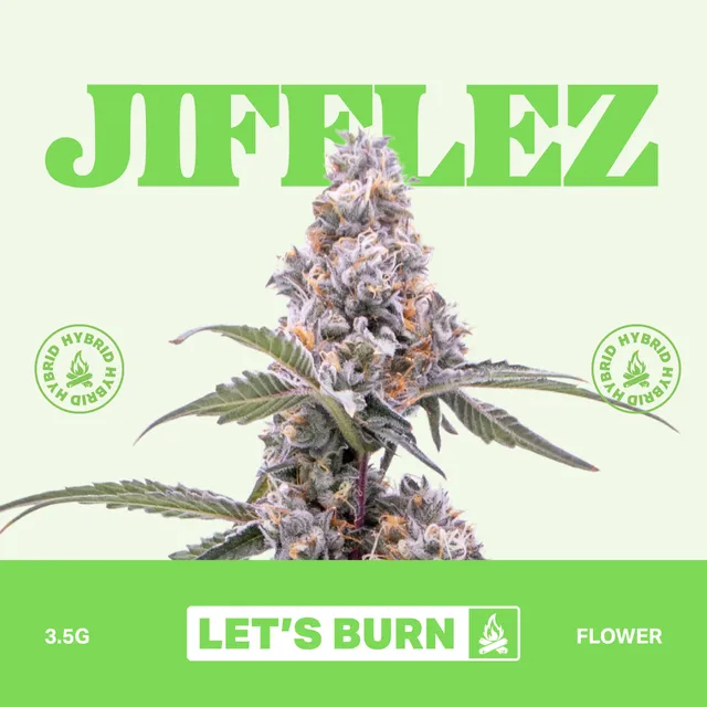 Let's Burn Jifflez 3.5g Whole Flower